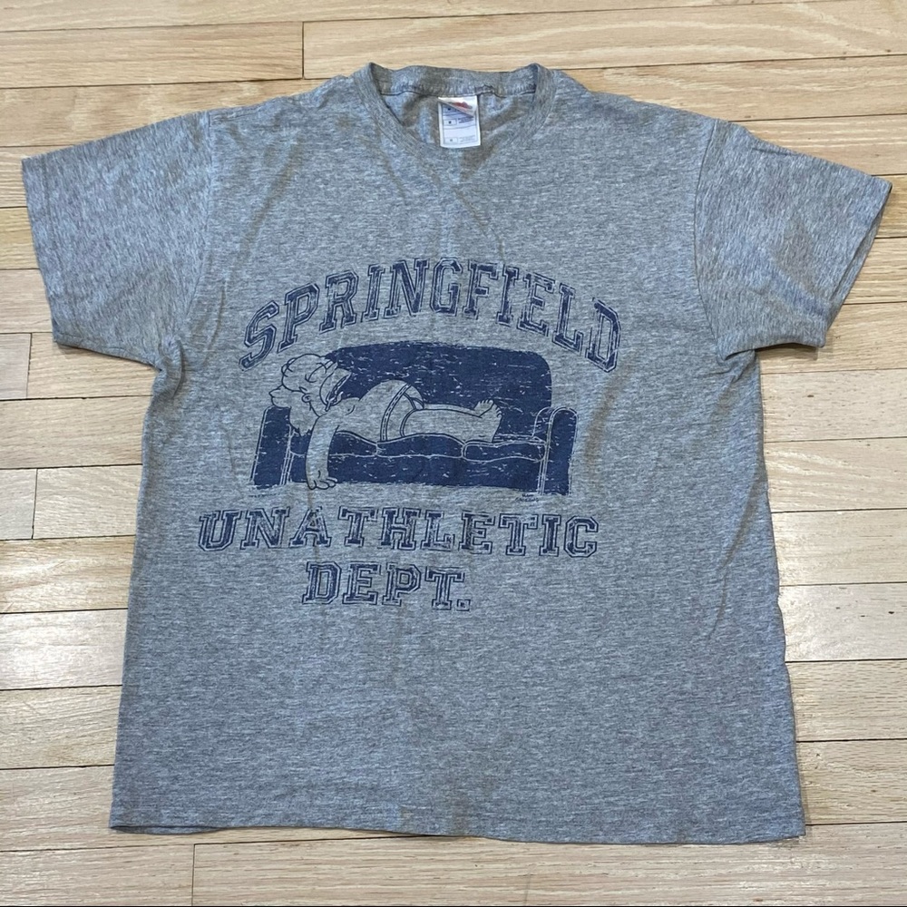 Vtg The Simpsons Springfield Athletic Department